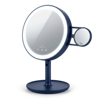 Smart Beauty Mirror · LED Ring · 10x Magnify
